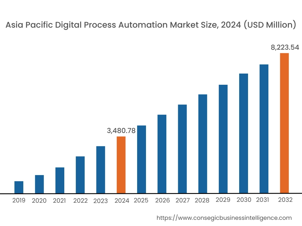 Digital Process Automation Market By Region