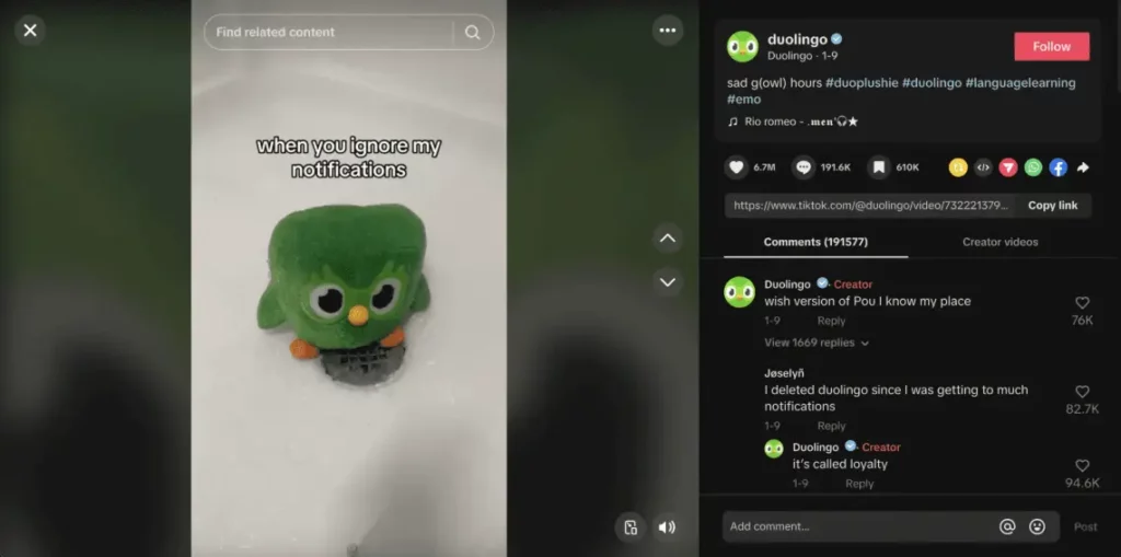 Duolingo example 1
