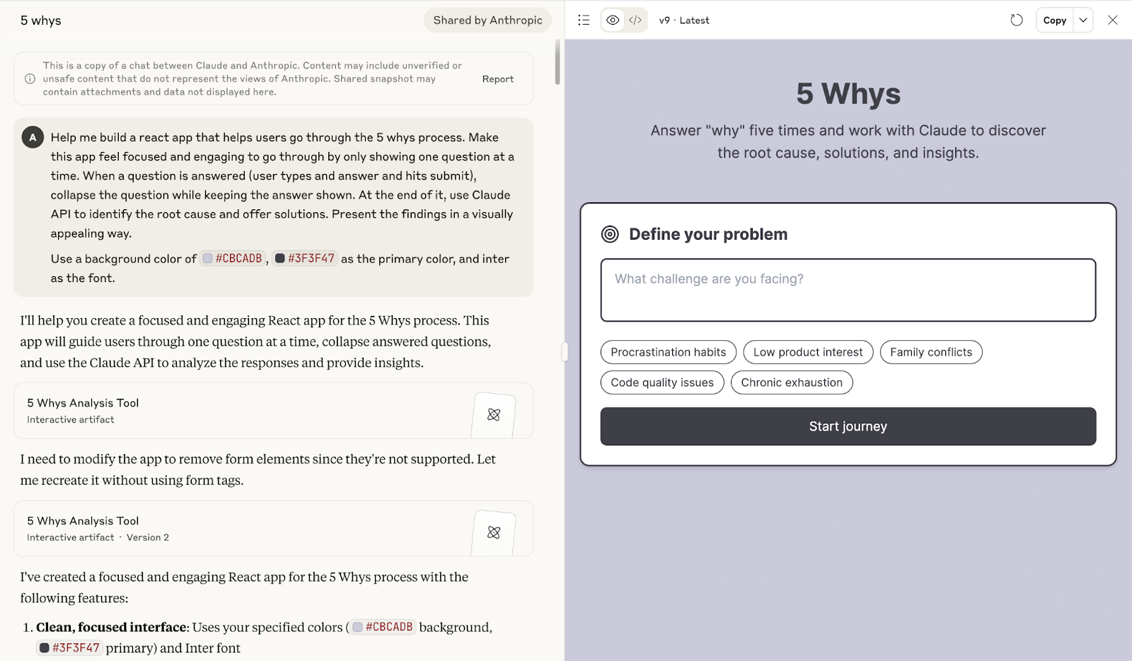 claude 5 whys analysis tool