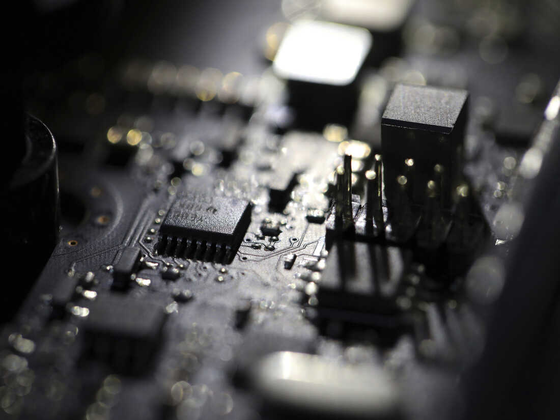 Inside of a computer