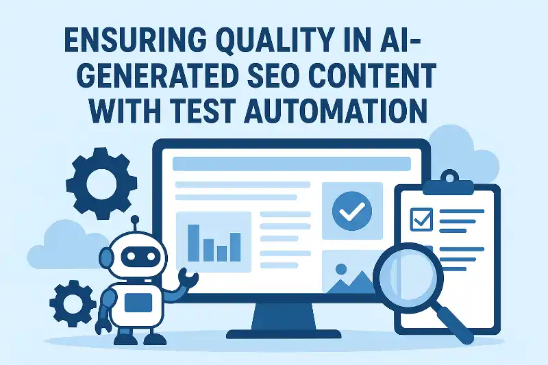 Ensuring Quality in AI-Generated SEO Content with Test Automation