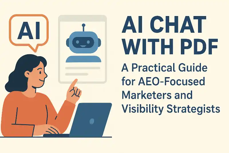 AI Chat with PDF: A Practical Guide for AEO-Focused Marketers and Visibility Strategists