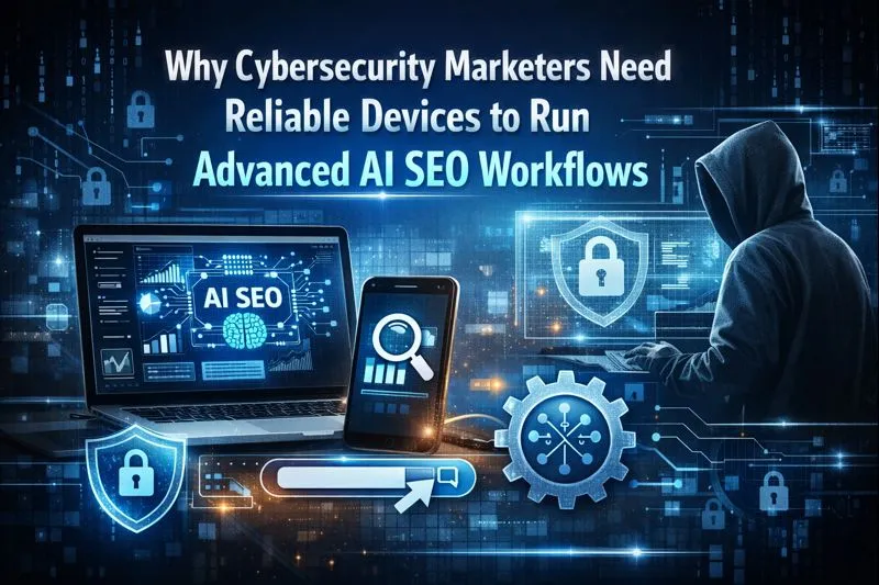 Why Cybersecurity Marketers Need Reliable Devices to Run Advanced AI SEO Workflows