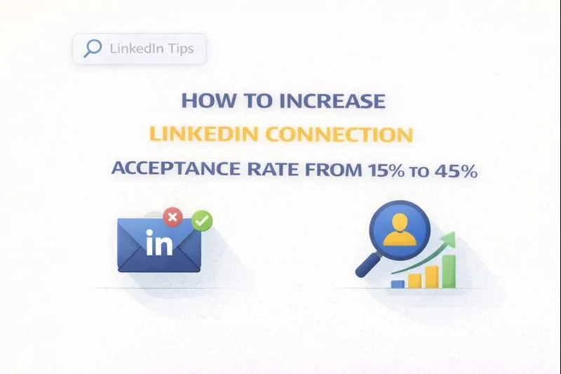 How to Increase LinkedIn Connection Acceptance Rate From 15% to 45%