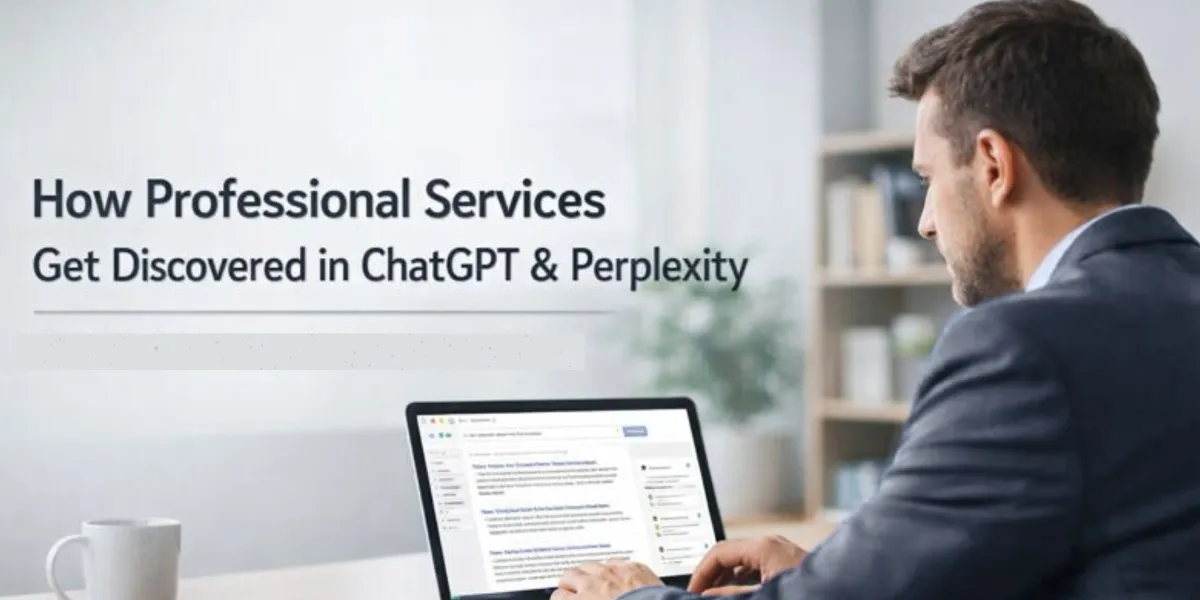 How Professional Services Can Get Discovered in ChatGPT & Perplexity (AEO Playbook for Local Experts)
