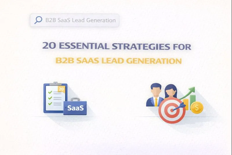 20 Essential Strategies for B2B SaaS Lead Generation