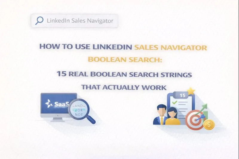 How to Use LinkedIn Sales Navigator Boolean Search: 15 Real Boolean Search Strings That Actually Work
