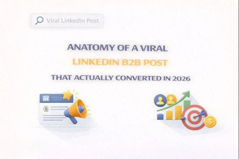 Anatomy of a Viral LinkedIn B2B Post That Actually Converted in 2026