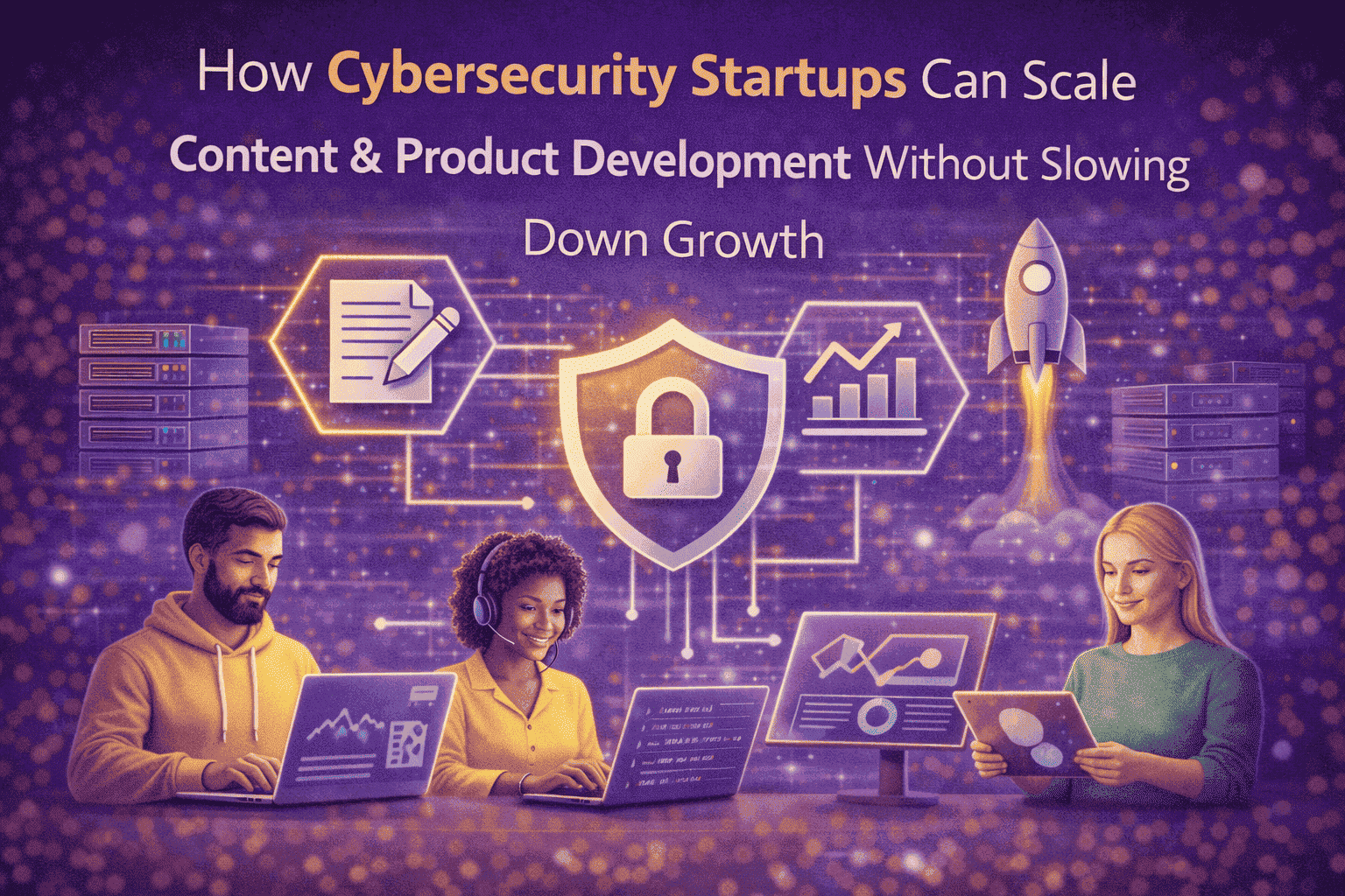 How Cybersecurity Startups Can Scale Content & Product Development Without Slowing Down Growth