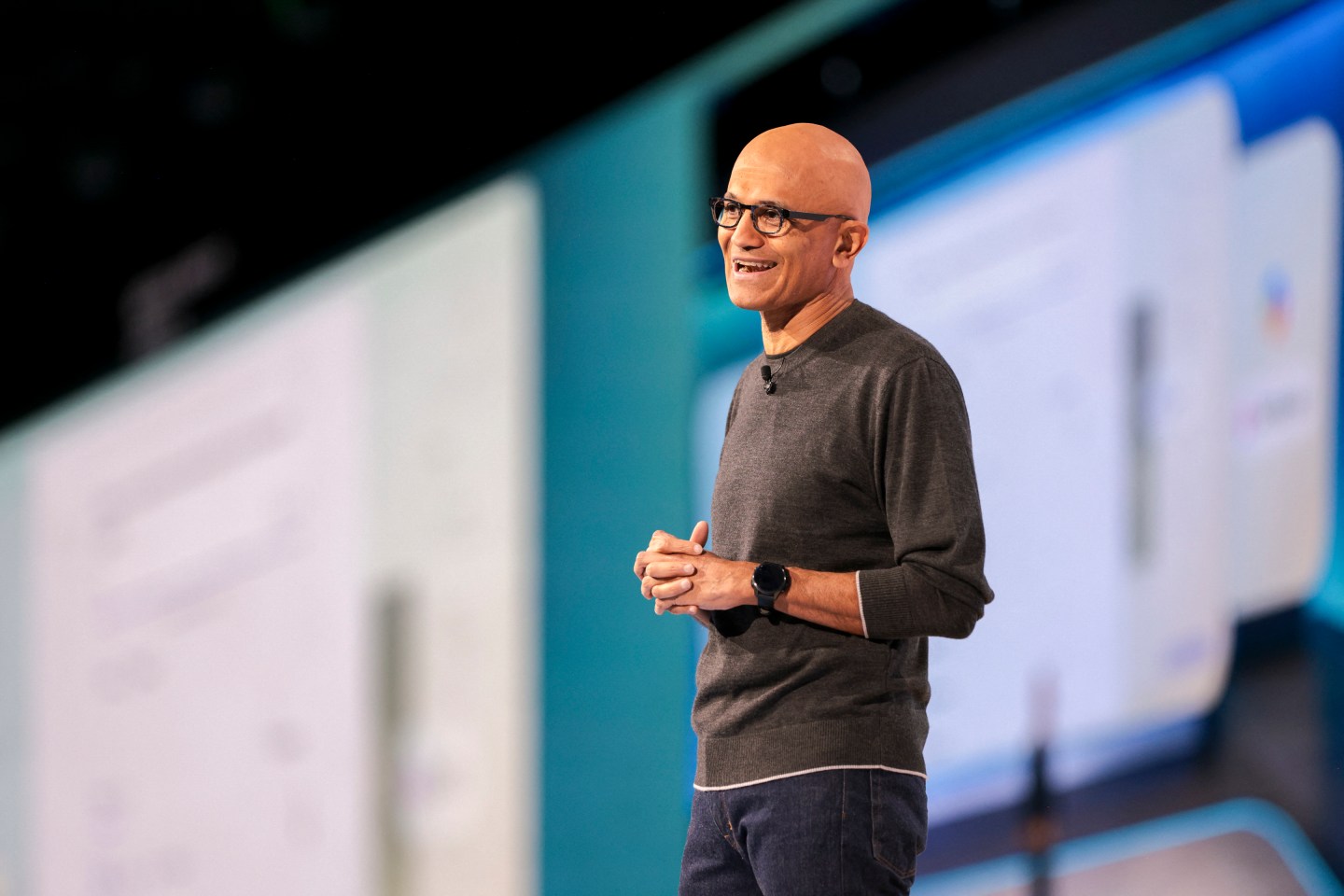 Microsoft CEO Satya Nadella in Seattle