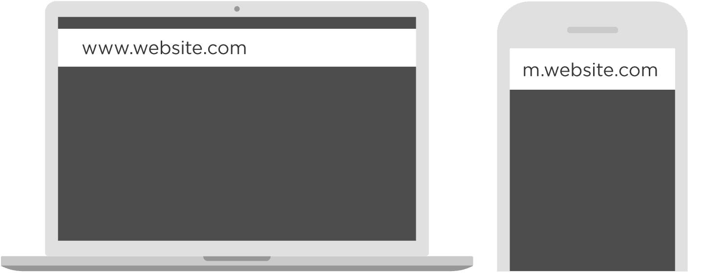 Separate URLs