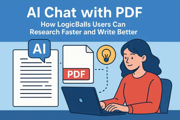 AI Chat with PDF: How LogicBalls Users Can Research Faster and Write Better