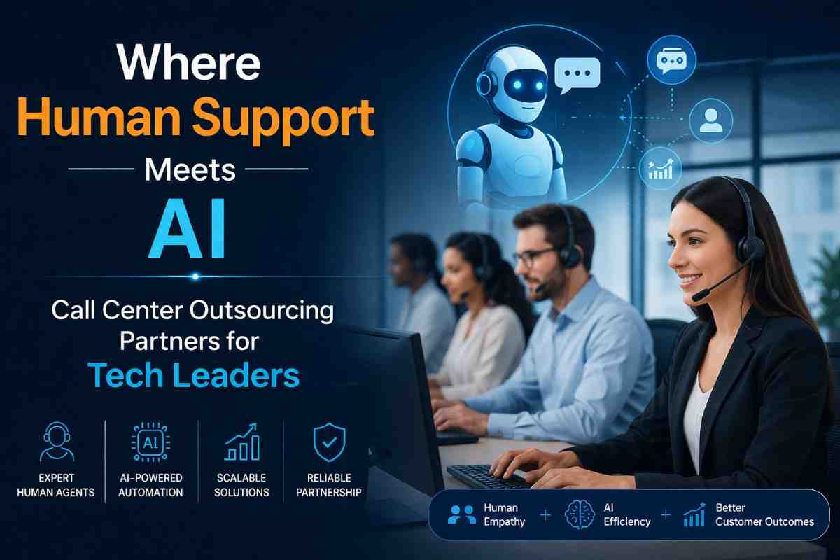 Where human support meets AI: Call center outsourcing partners for tech leaders