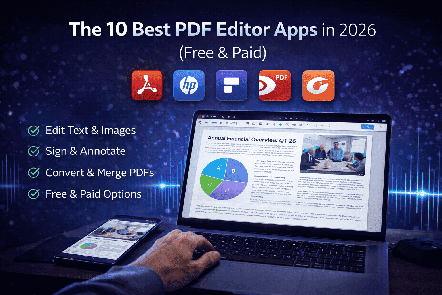 The 10 Best PDF Editor Apps in 2026 (Free & Paid)