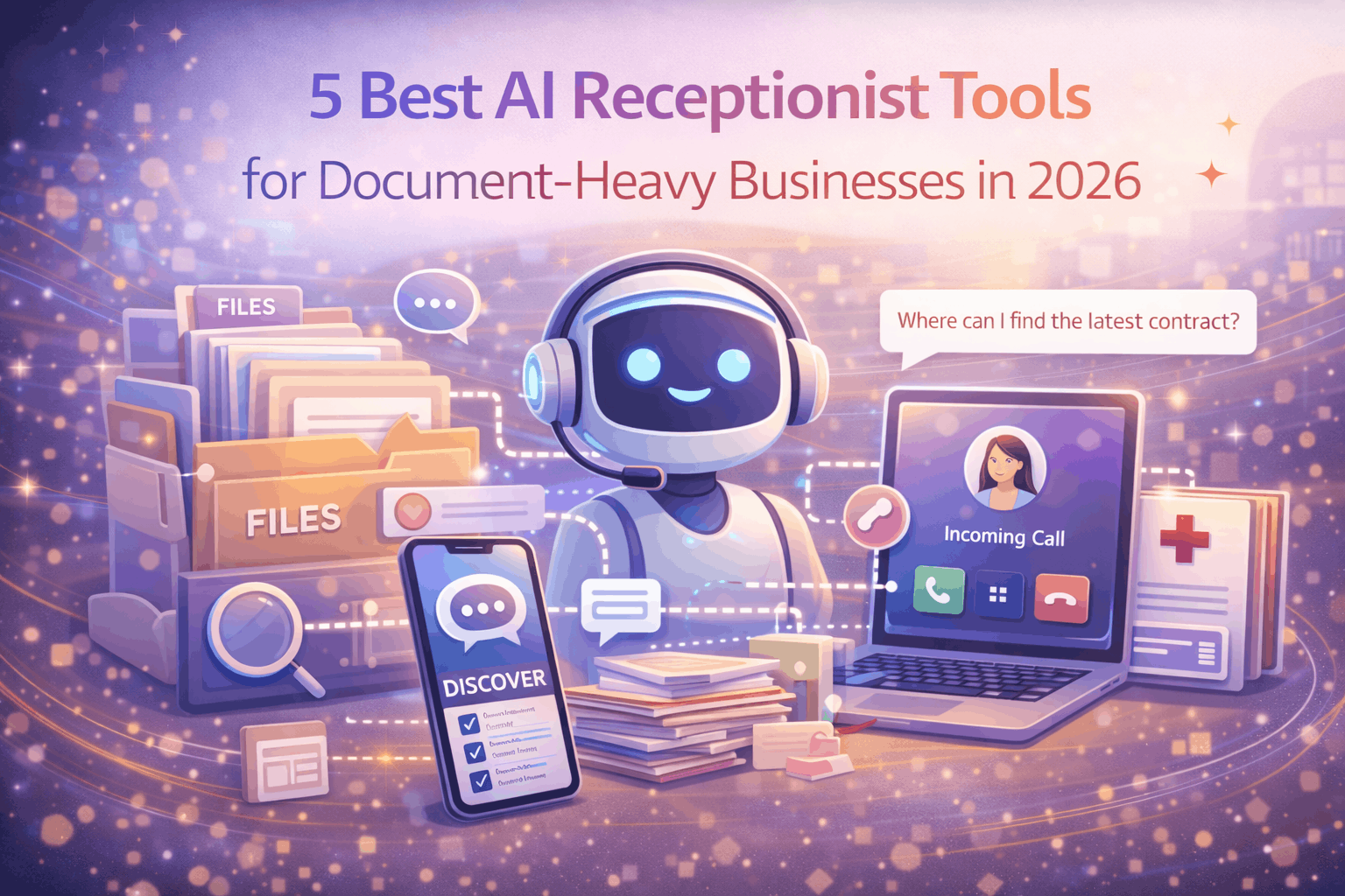 5 Best AI Receptionist Tools for Document-Heavy Businesses in 2026