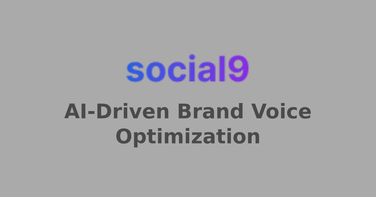 AI-Driven Brand Voice Optimization