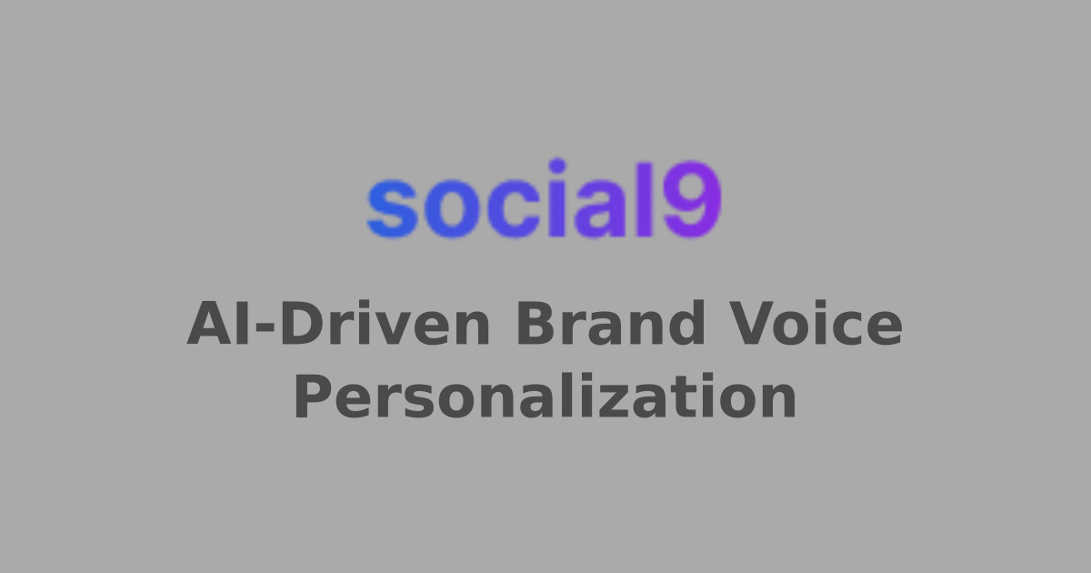AI-Driven Brand Voice Personalization