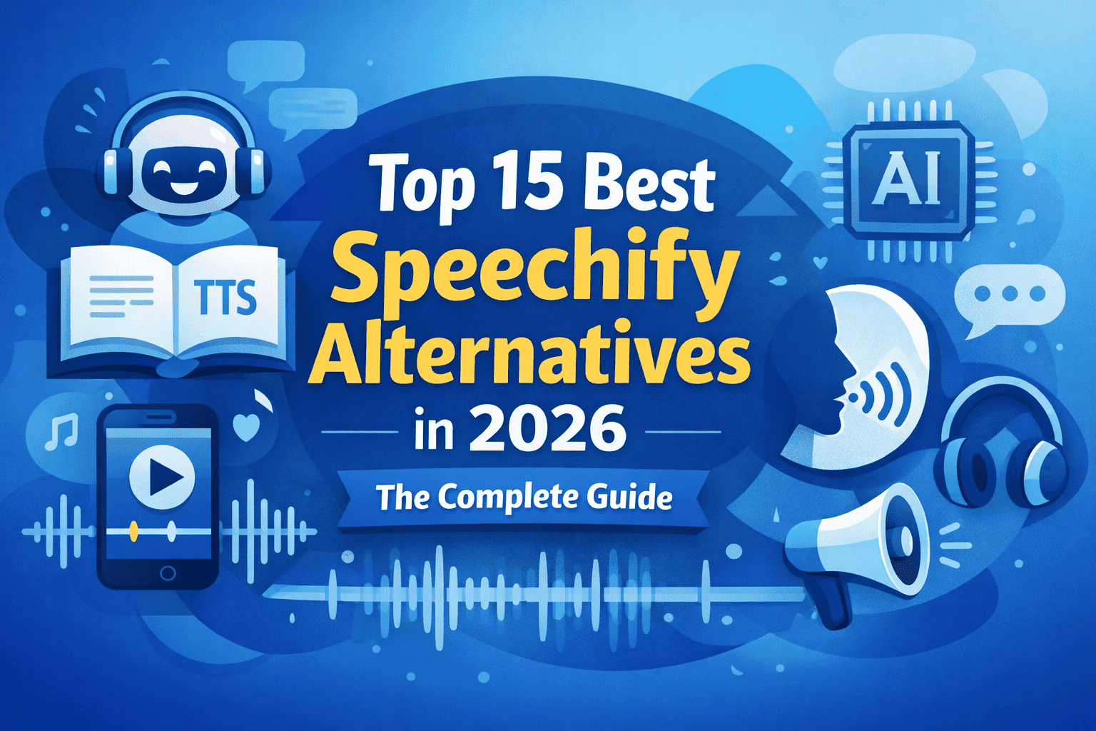 Top 15 Best Speechify Alternatives in 2026: The Complete Guide