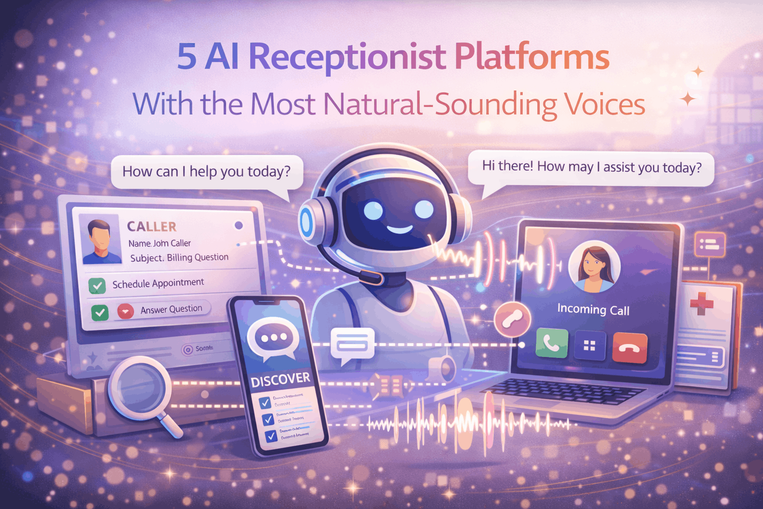 5 AI Receptionist Platforms With the Most Natural-Sounding Voices (2026)