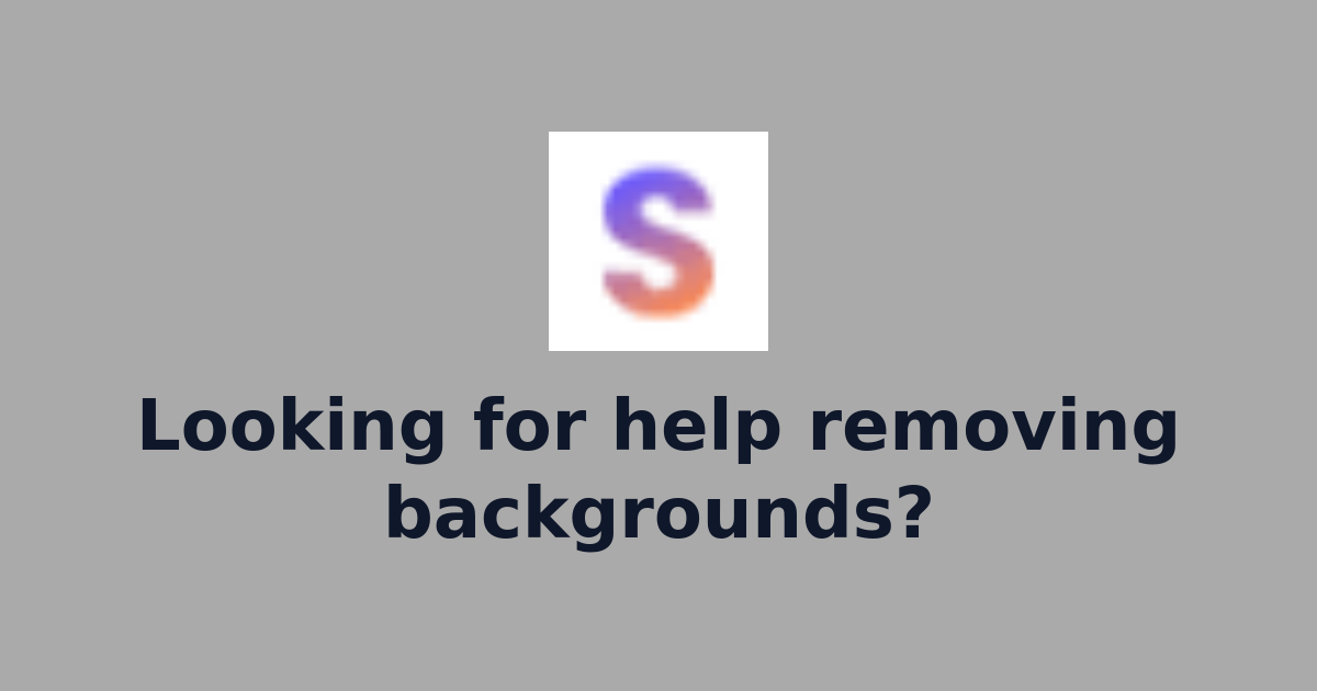 Recover Background Image Looking for help removing backgrounds? | AI Image Enhancement Insights