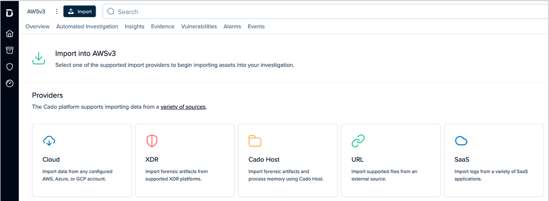 Forensic data acquisition