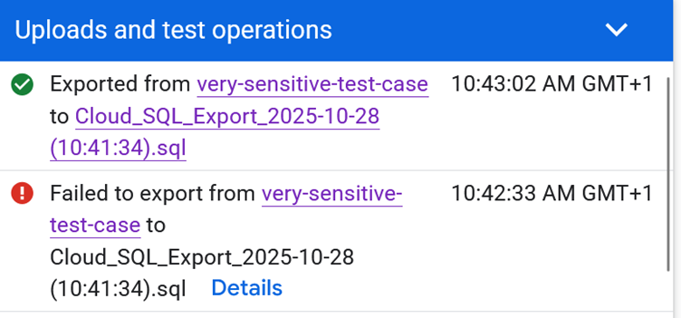 Exposed Database shown