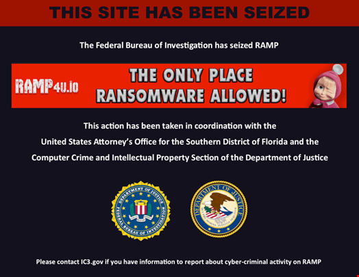FBI Seized Banner
