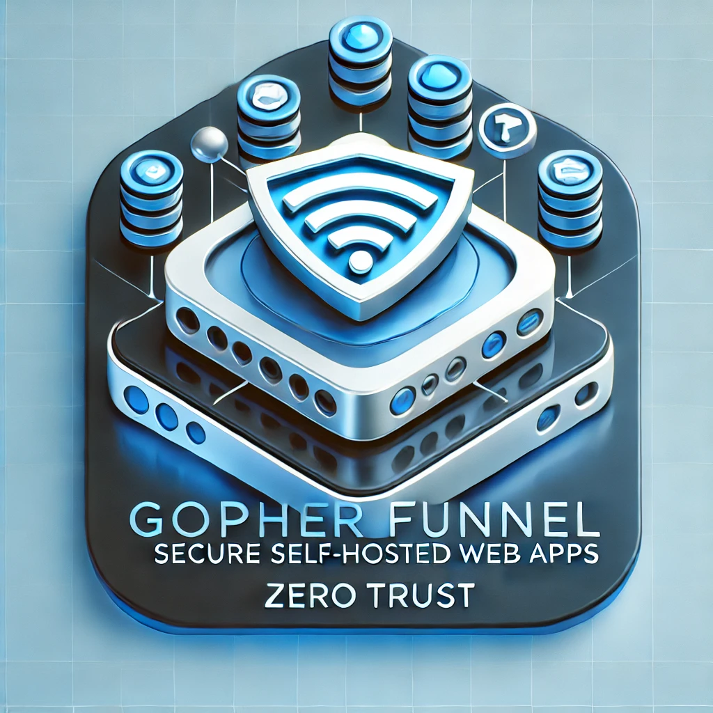 Gopher Funnel: On-demand Self-host Web Applications With Zero Trust