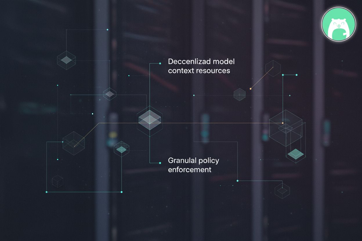 Granular Policy Enforcement for Decentralized Model Context Resources