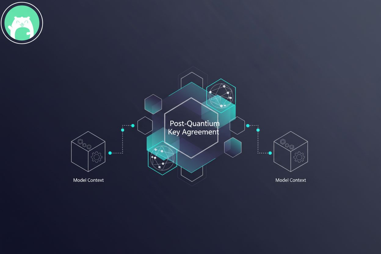 Post-Quantum Key Agreement for Model Context Exchange