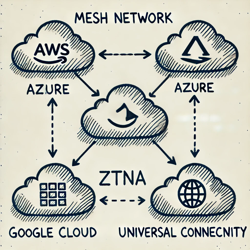 Universal Connectivity: Hybrid Multi-Cloud Mesh Networks with Zero Trust Security