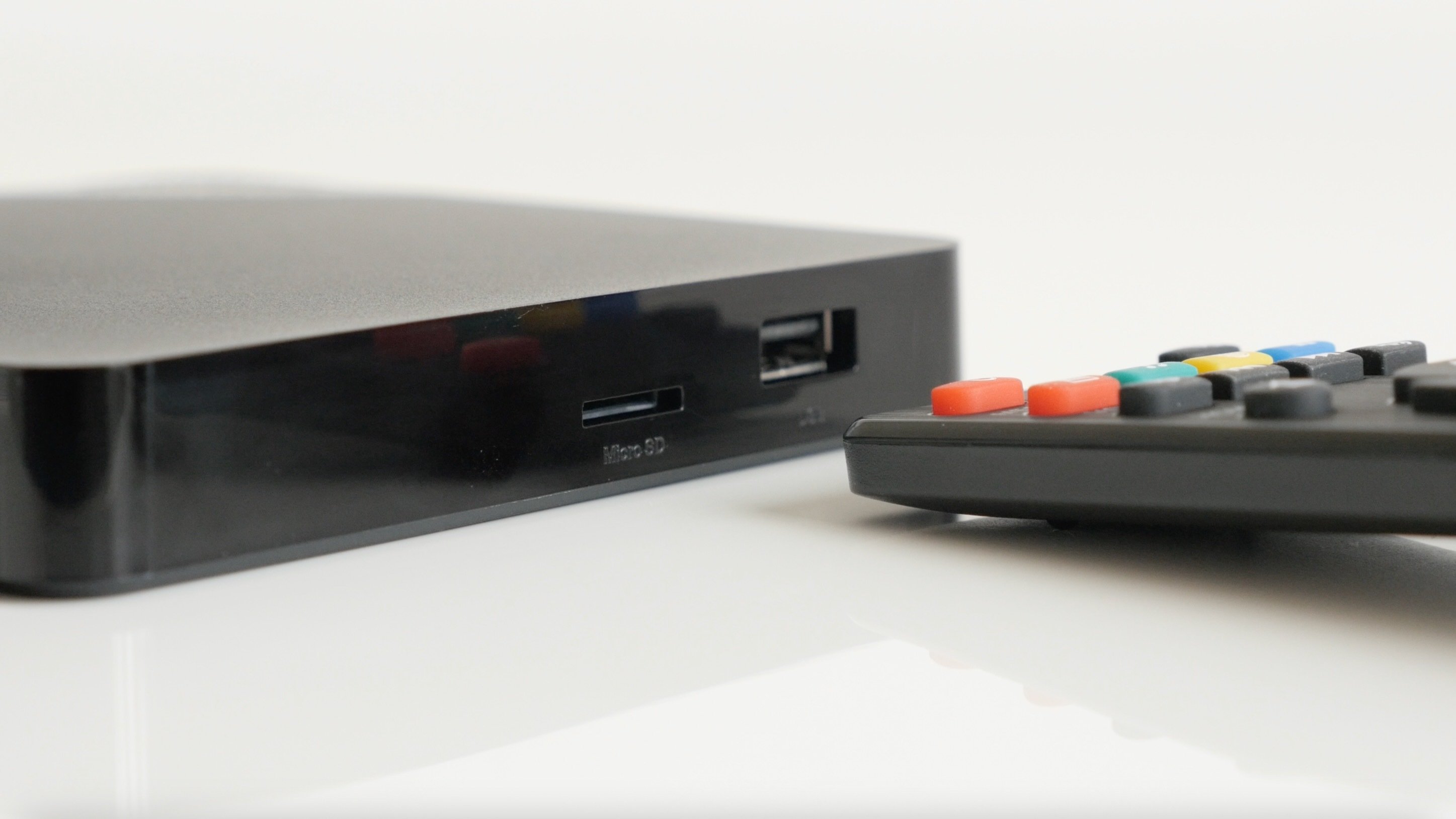 TV box with remote