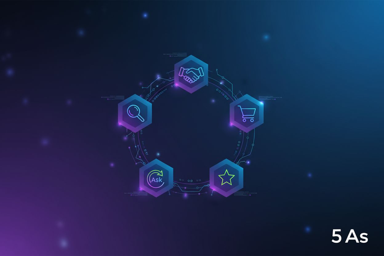 What is the 5 As Framework in Digital Marketing?