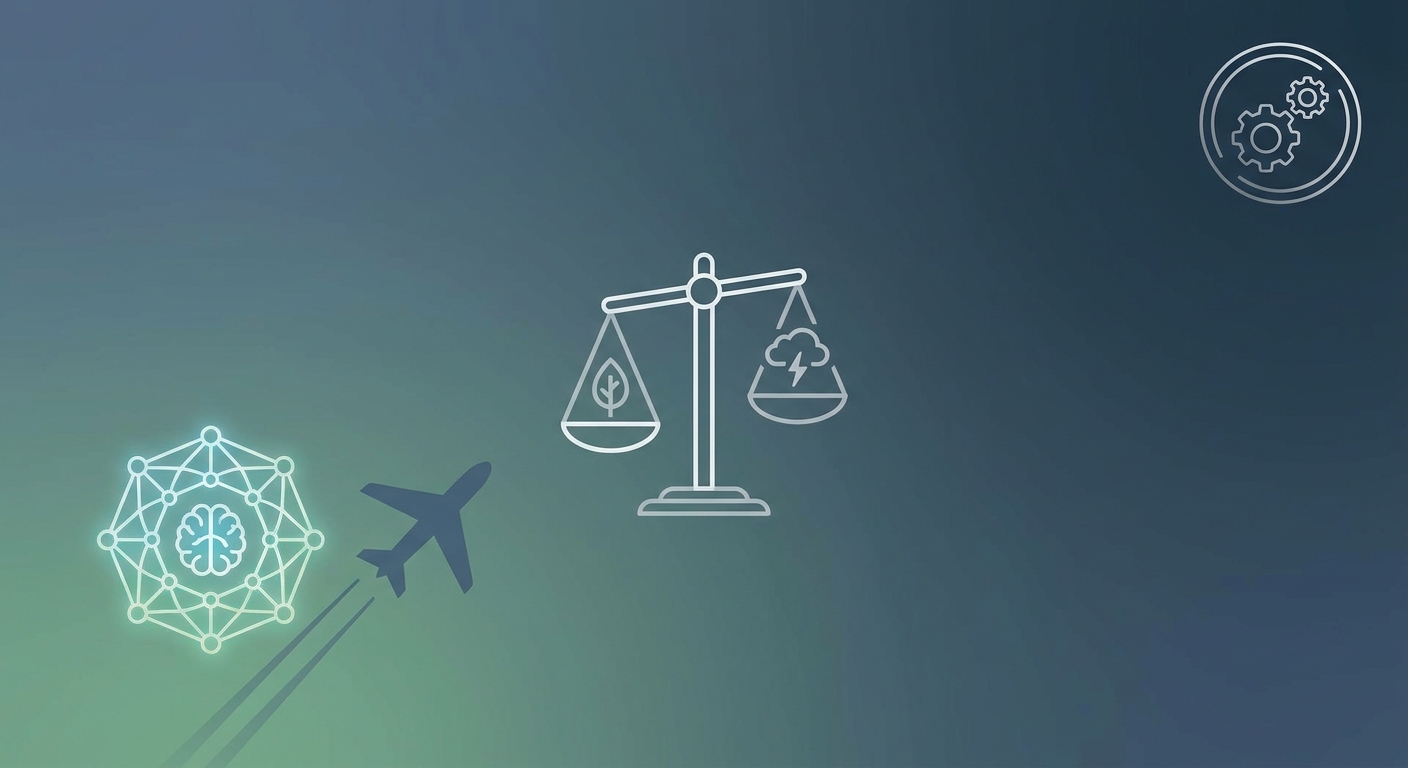 Comparing the Environmental Impact of AI and Air Travel