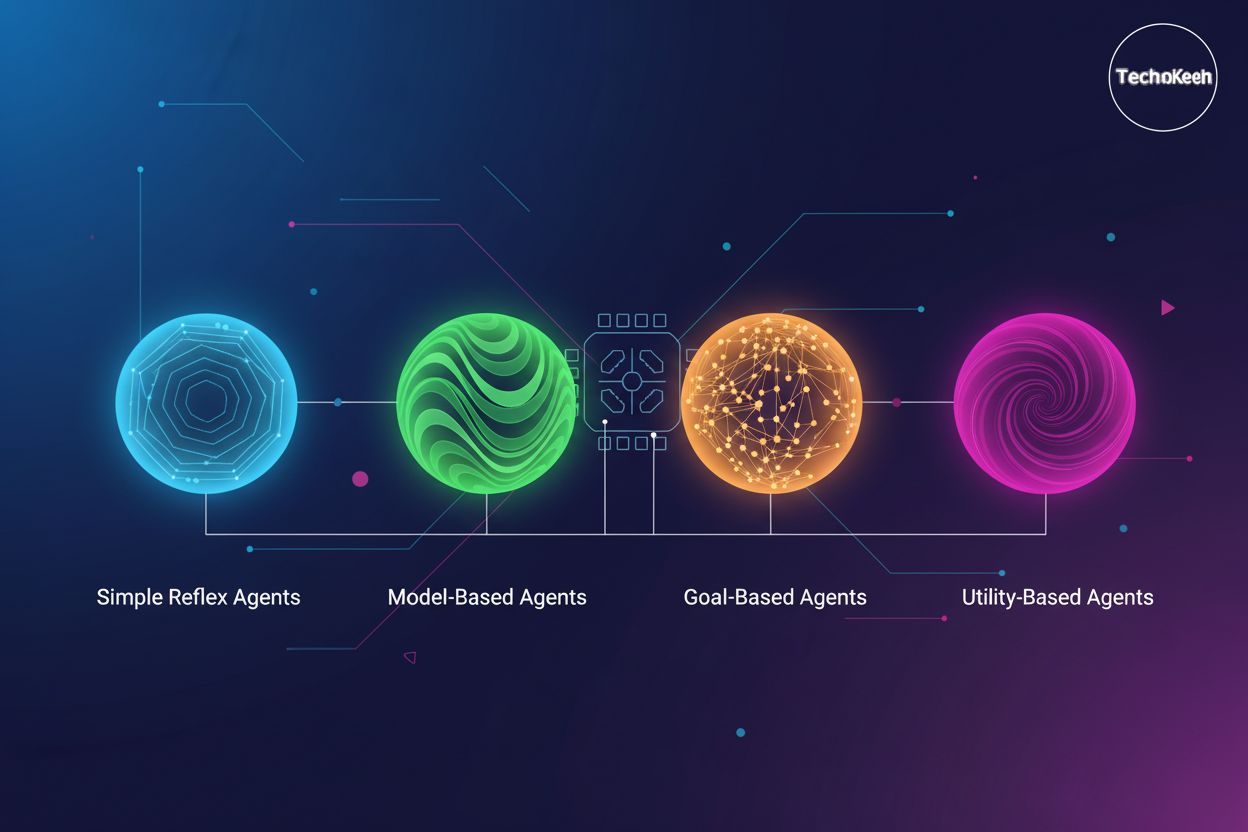 Identifying the Four Types of AI Agents