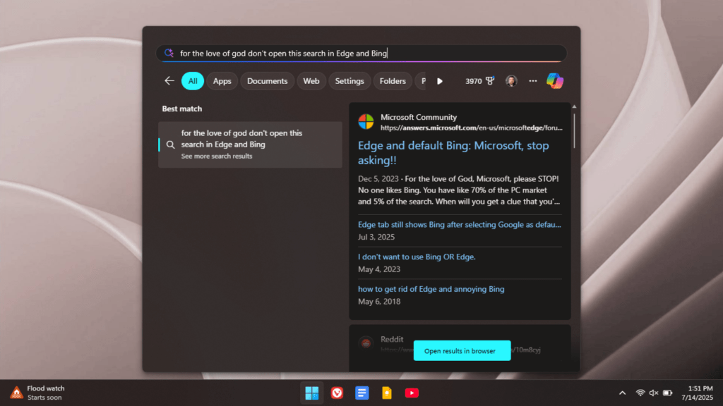 Windows 11 start search