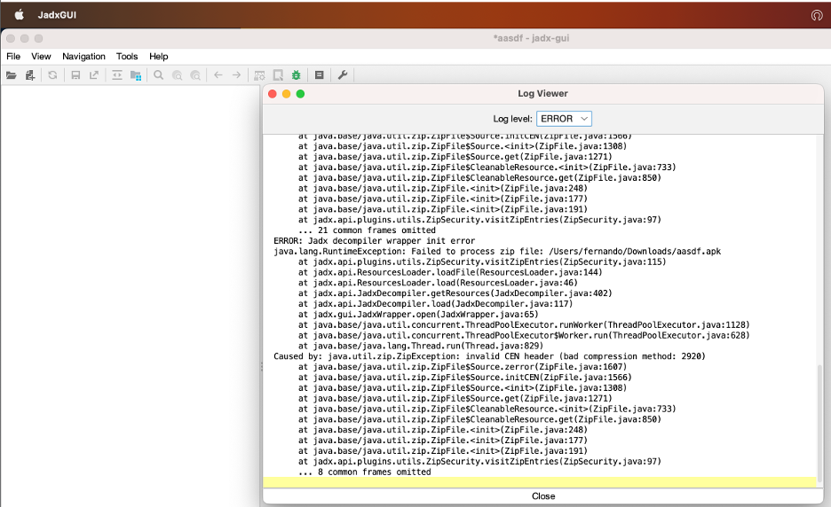 Unsupported Compression Methods Enable Android Malware to Bypass Detection