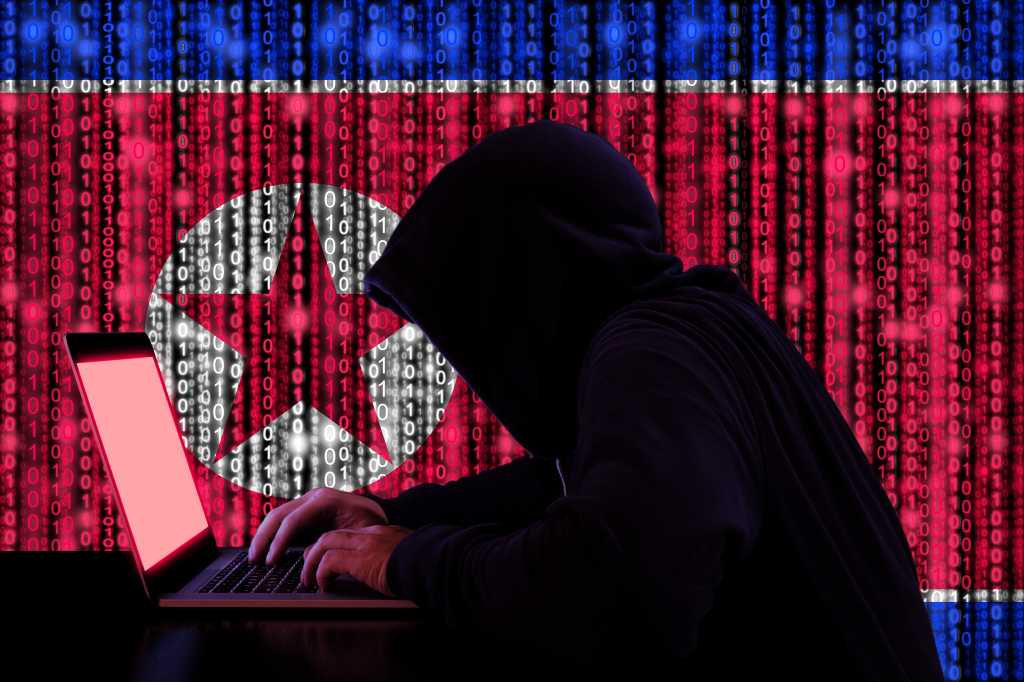 Hacker in a dark hoody