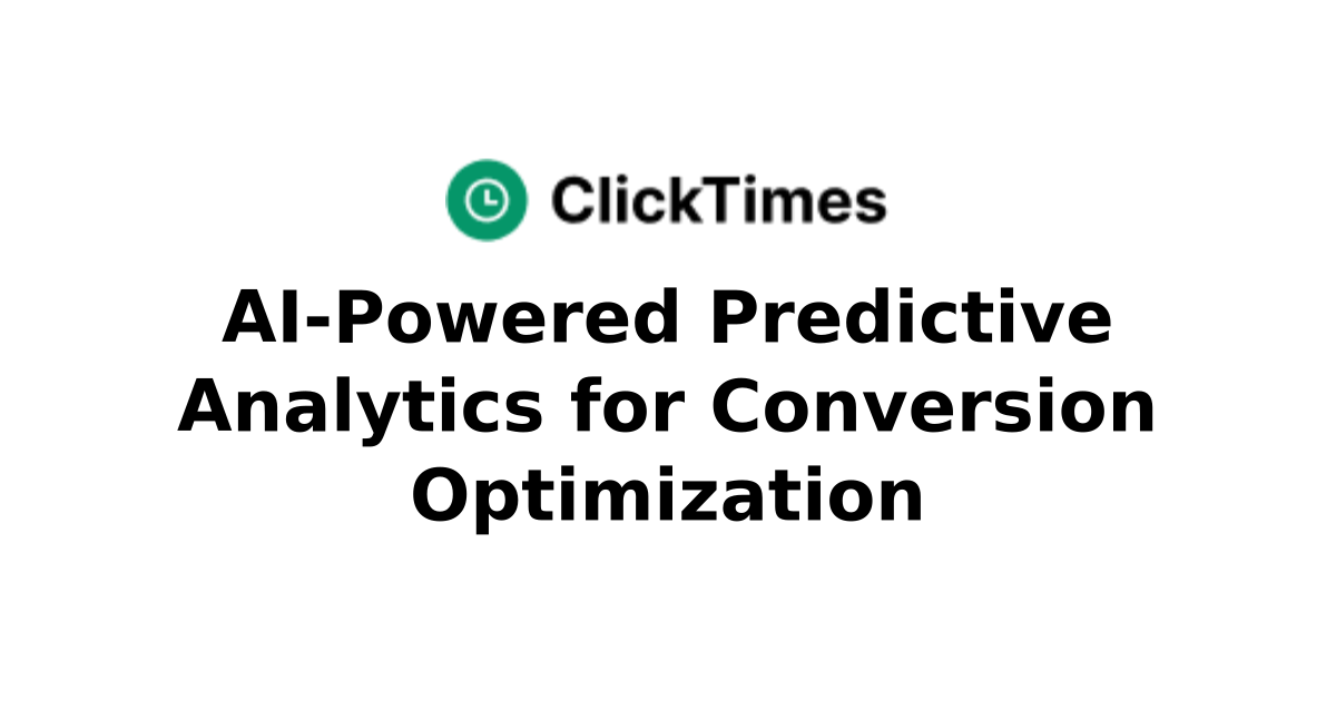 AI-Powered Predictive Analytics for Conversion Optimization | Your Go ...