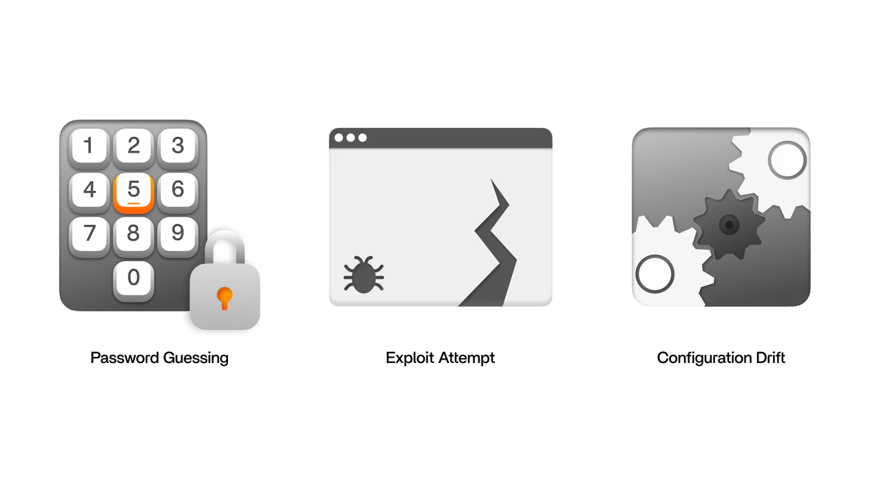 NAS home server security threats illustration