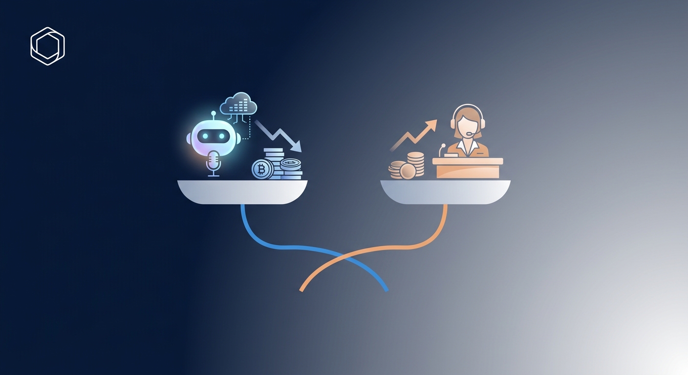 Cost-benefit analysis of LLM-based receptionists vs human staff
