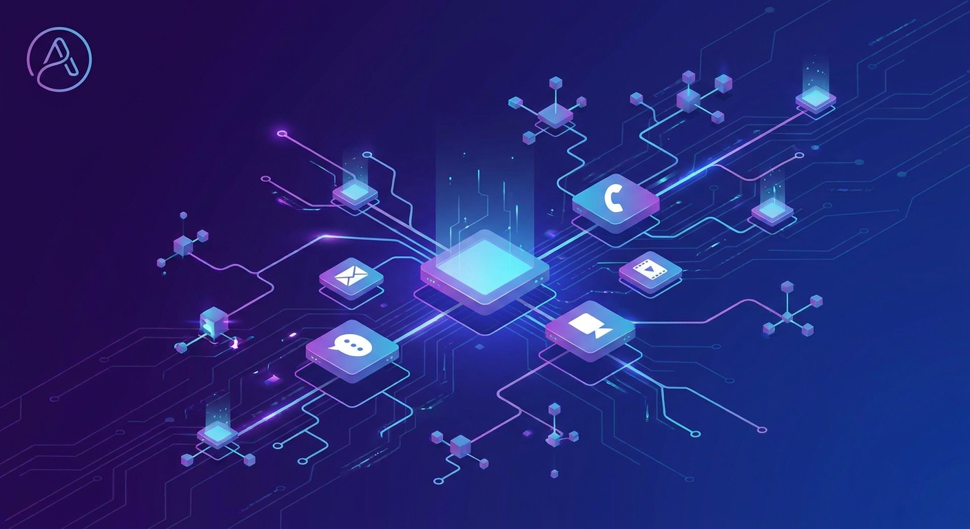 Multi-channel call routing architecture for decentralized small business teams