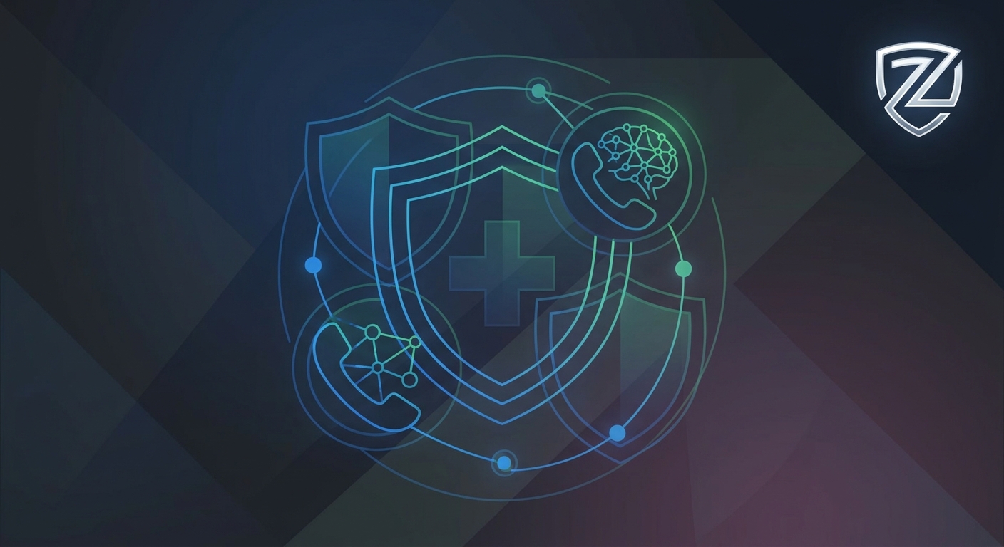 Zero-trust architecture for HIPAA compliant LLM phone integration