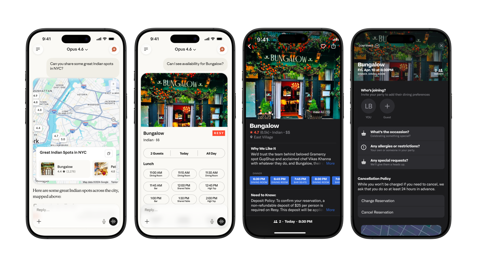 Resy Discovery in Claude