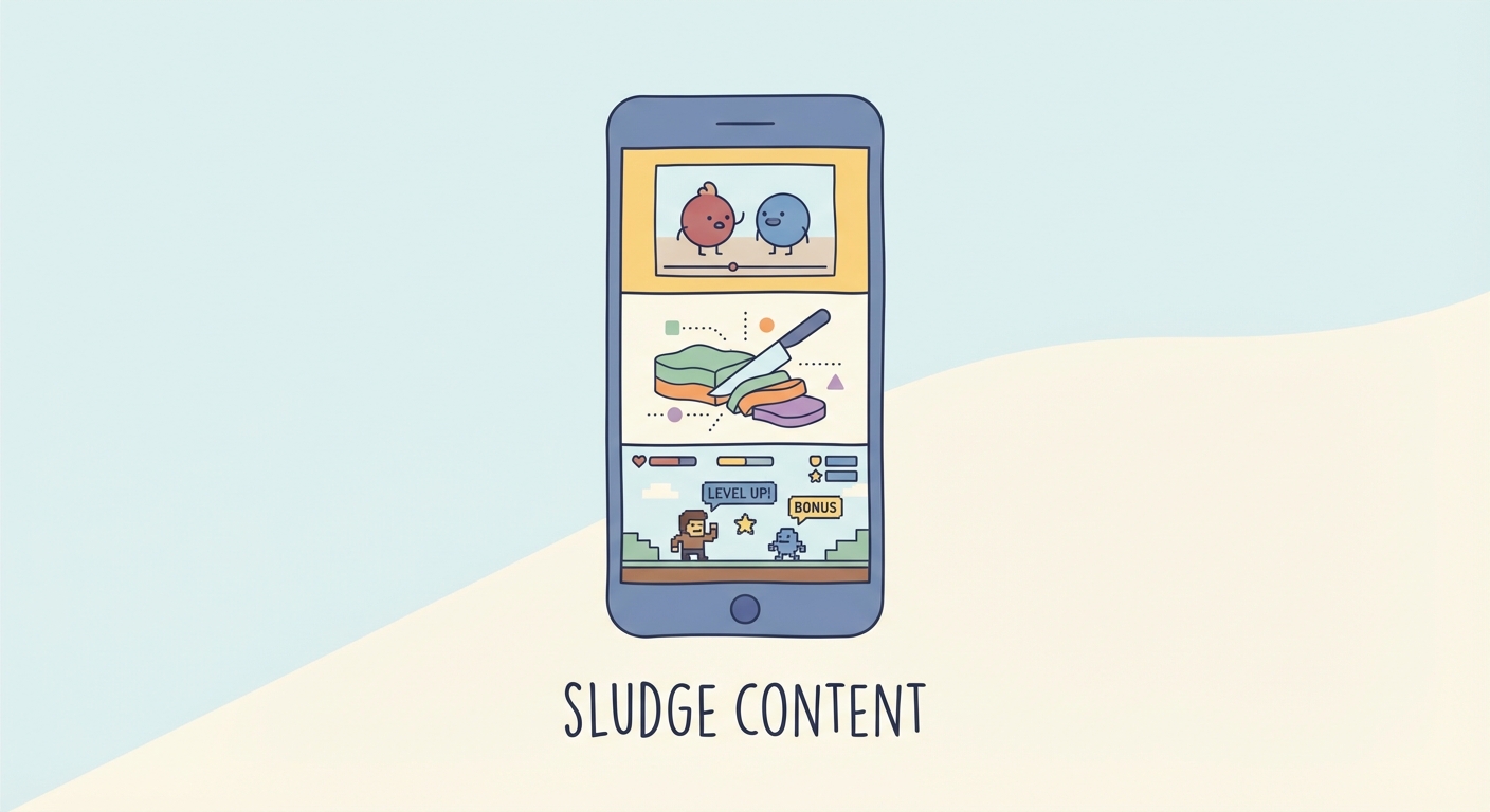 Exploring Sludge Content in Digital Media