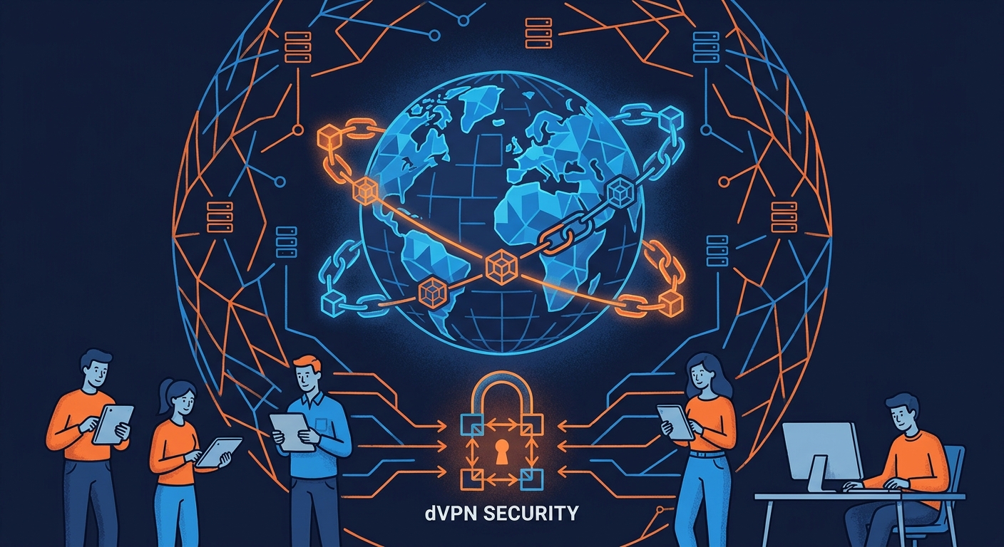 Is Your Data Safe? Why Next-Gen dVPNs Use Blockchain Network Security