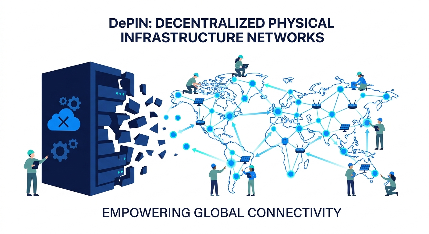 DePIN Explained: How Decentralized Physical Infrastructure Networks Are Changing the Internet