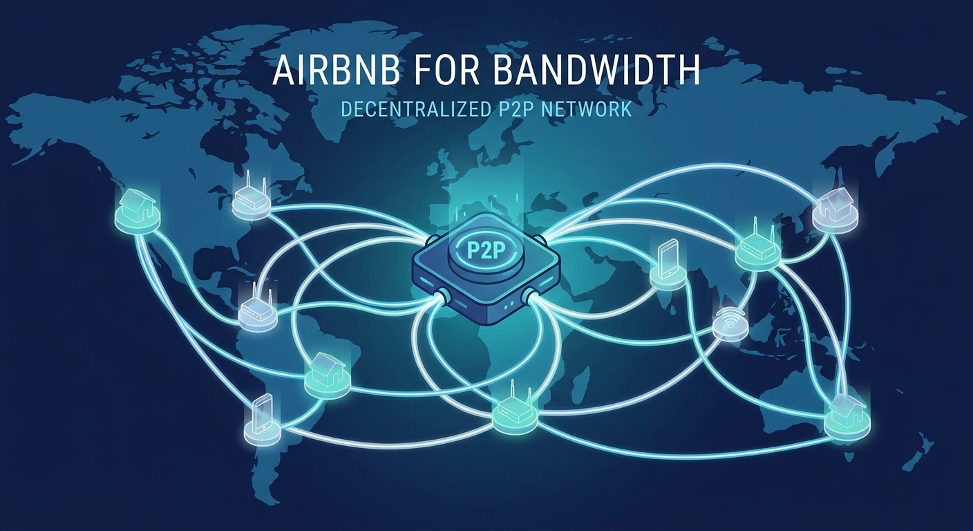 Airbnb for Bandwidth: How Blockchain VPNs Are Changing the P2P Network Economy