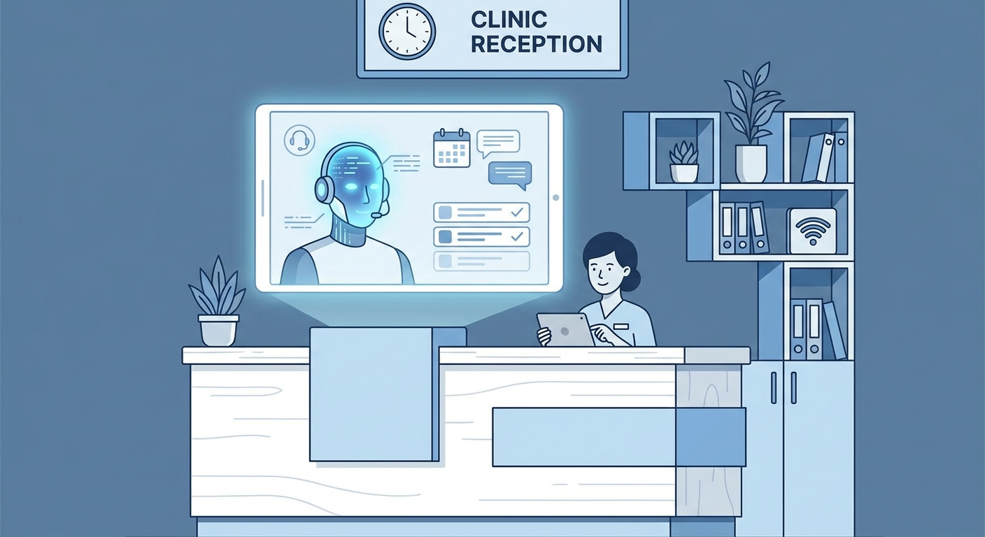 AI Receptionist for Medical Clinics: HIPAA-Compliant Call Handling That Books Patients
