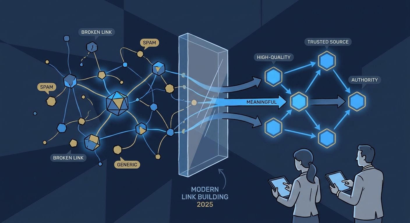 What is the link building strategy in 2025?